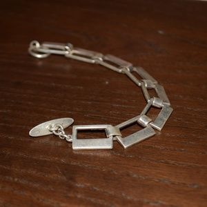 30 gram Sterling Silver 925 Square Link Bracelet